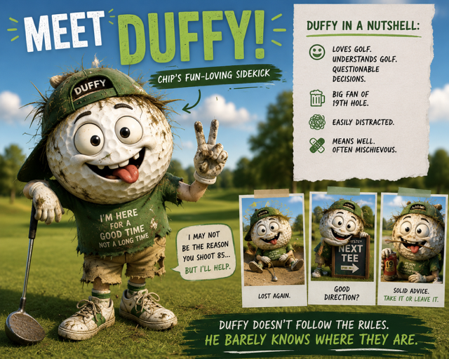 Meet Duffy — Chip's fun-loving sidekick